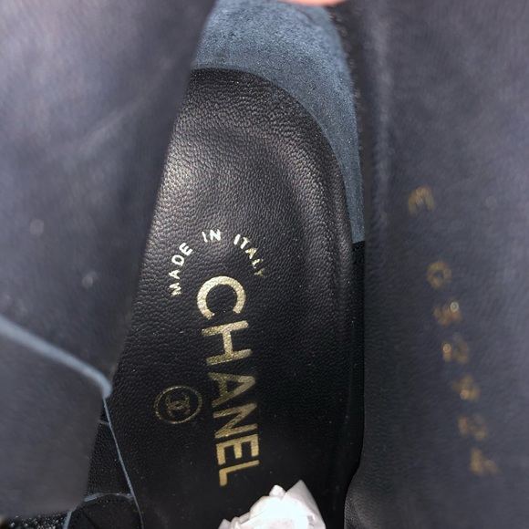 Chanel Leather Ankle Boots Cap Toe - Picture 6 of 14